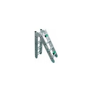 БИБЕР 98301 Лестница-трансформер 4-х секционная 3-х ступенчатая (4х3)