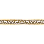 Бордюр Axima G (500х75) с золотом