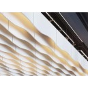 Интерьерный потолочный фрагмент OPTIMA BAFFLES CURVES Прямоугольный 1800 x 400 x 40 мм