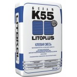Litoplus K55 - белая клеевая смесь, 25 кг (48шт/под)