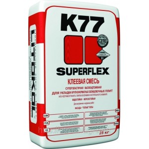 SuperFlex K77 - клеевая смесь, 25 кг (48шт/под)