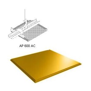 Кассетный потолок Албес АР 600 АС золото