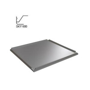 Кассетный потолок Люмсвет SKY 600 металлик серебристый (0,32)