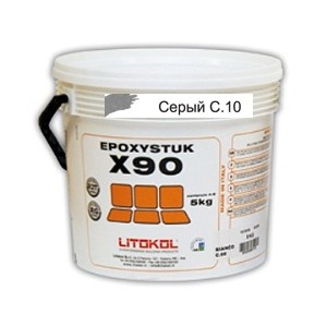 Затирка эпоксидная Epoxystuk X90 C.15 серая 5 кг.
