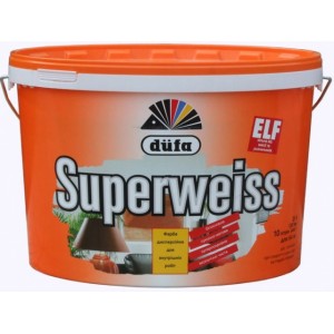 Водоэмульсионная краска Dufa Superweiss супербелая моющаяся 10 л