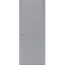 Дверь Серая (RAL 7040) глухая гладкая ПОЛНОСТЬЮ В СБОРЕ (полотно, коробка, комплект наличников, фурнитура)