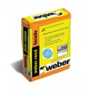 Отделочная шпатлёвка Weber.Rend Facade Winter Белая, 20 кг (48шт/под)