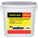 OP 530Z Штукатурка Силикон. Weber.pas silikon plus Шуба 3,0мм, 25 кг