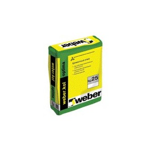 Клей для газо- пенобетонных блоков Weber block Winter, 25 кг