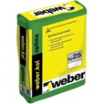 Клей для газо- пенобетонных блоков Weber block Winter, 25 кг